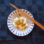 簡単おつまみ　8/25　塩鶏、人参、ザーサイ豆腐。
