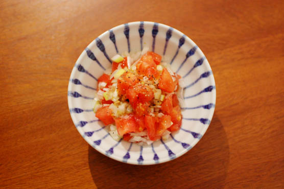 トマト納豆　レシピ