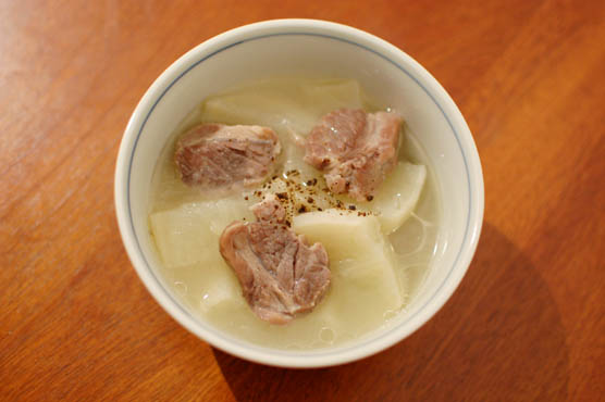 塩豚と大根のスープ煮　レシピ