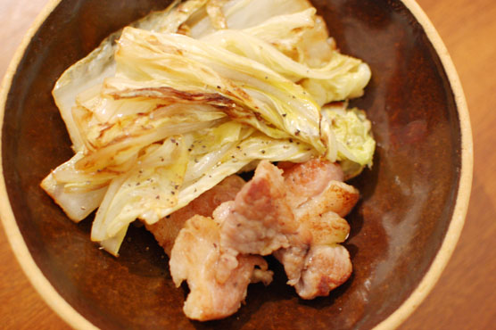 塩豚と白菜のソテー　レシピ