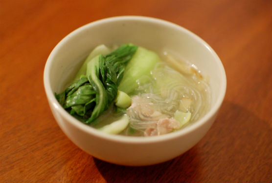青梗菜のスープ