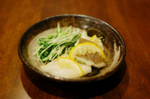 カレイのゆず昆布蒸し