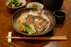 鯛のあら炊き献立