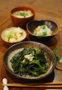 わかめ炒め献立