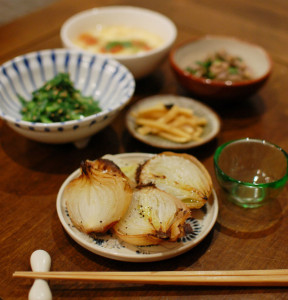 新玉ねぎのグリル