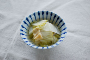 白菜の煮浸し