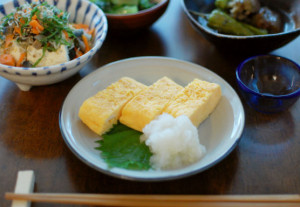 だし巻きで晩酌