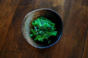 つるむらさきのナムル