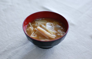 えのきと白菜の味噌汁