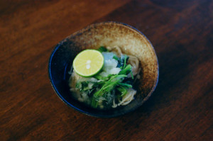 三つ葉とえのきのおろし和え