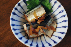 秋刀魚のしょうが煮
