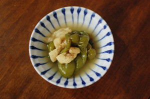 ピーマンの丸煮