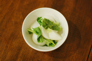 蒸しかぶのトリュフソルト