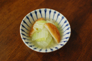 さつま揚げと白菜の煮もの