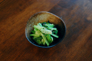 小松菜のナムル